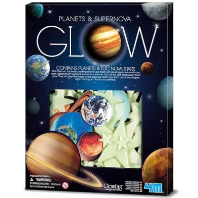 Abbildung von Glühende Sterne und Planeten 100 Stück Glowing
