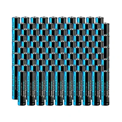 Abbildung von tka Köbele Akkutechnik R3 Batterien: Sparpack Alkaline Batterien Micro 1,5V Typ AAA, 100 Stück (1,5 Volt Batterien, Batterie Set)