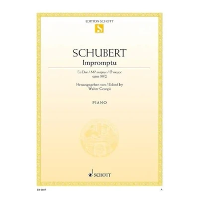 Abbildung von Impromptu: Nr. 2 Es Dur. op. 90. D 899. Klavier.: 90 n2. piano. (Edition Schott Einzelausgabe)