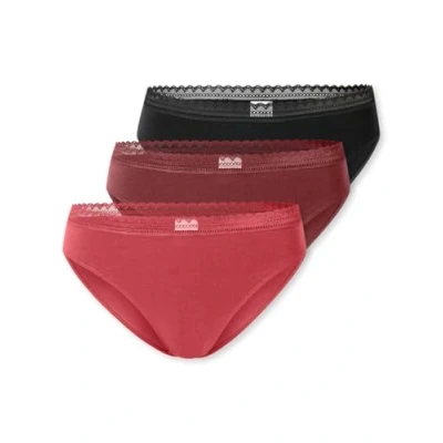 Abbildung von Schiesser Damen 3PACK Rio Spitze Modern Multipacks Slip, Sortiert 5_182908, 42