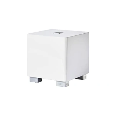 Abbildung von REL Acoustics T/5x Subwoofer, 20.3 cm Down Firing Driver, Arrow Wireless Port High Gloss White