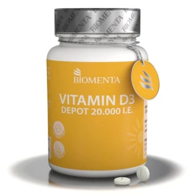 Abbildung von BIOMENTA Vitamin D3 Tabletten 20.000 IE / St. 120 Stück Premiumqualität Tablette, 37.2 g