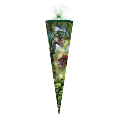 Abbildung von Nestler GmbH Feinkartonagen Schultüte / Zuckertüte 85cm eckig &quot;Coppenrath T Rex World&quot;