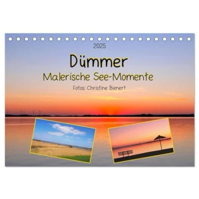 Abbildung von Dümmer, Malerische See Momente (Tischkalender 2025 DIN A5 quer), CALVENDO Monatskalender