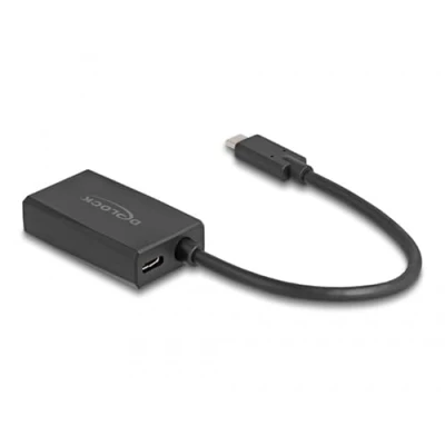 Abbildung von Delock Adapter HDMI Buchse zu USB Type C™ Stecker (DP Alt Mode) 4K mit PD 100 W
