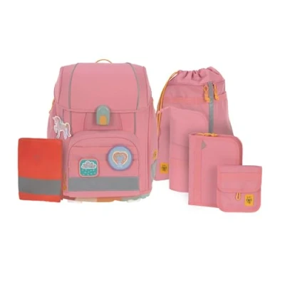 Abbildung von Lässig Set BOXY Unique Schulranzen für Kinder, Größe: One Size, Rose