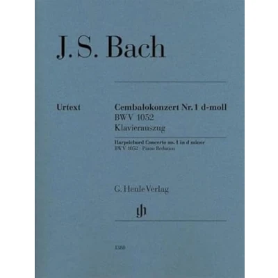Abbildung von Cembalokonzert Nr. 1 d moll BWV 1052; Klavierauszug für 2 Klaviere: Instrumentation: Pianos, 4 hands, Piano Concertos (G. Henle Urtext Ausgabe)