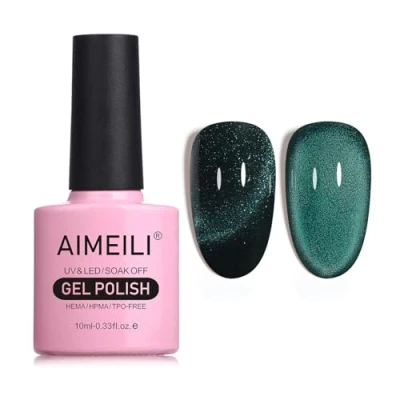 Abbildung von AIMEILI Cat Eye UV Gel, 10ml Gel Nagellack Nail Glitzer DIY Art Maniküre 764