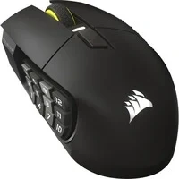 Abbildung von Corsair Scimitar Elite Wireless SE MMO Gaming Maus 33.000 DPI, 16 Programmierbare Tasten, Einstellbarer Key Slider™, 1K Hyper Polling, bis zu 150 Std. Akku PC, PS5, PS4, Xbox, Mac Gunmetal