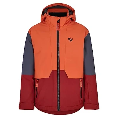 Abbildung von Ziener Snowboardjacke für Kinder, Größe: 104, Red cabin