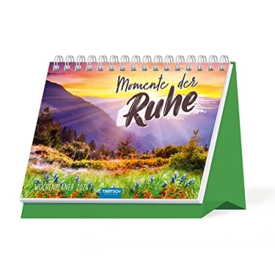 Abbildung von Trötsch Aufstellwochenkalender Momente der Ruhe 2024: Aufstellkalender Tischkalender