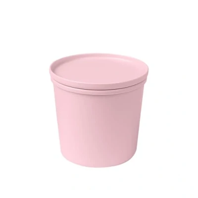 Abbildung von AWAVE Frischhaltedose rund mit Deckel, luftdicht, 500 ml, rosé, aus recycelten PET Flaschen, Vorratsdose Aufbewahrungsbox Vorratsbehälter, klimaneutral, Mehrweg, nachhaltig unterwegs