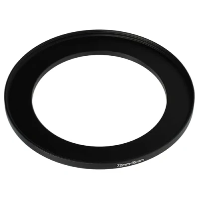 Abbildung von vhbw Step Up Ring Adapter von 72 mm auf 95 für Kamera Objektiv Filteradapter, Metall, Schwarz