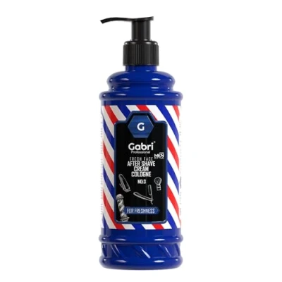Abbildung von Gabri After Shave Cream &amp; Cologne 2in1 400ml Lotion für Männer Feuchtigkeitsspendende Gesichtsfrische Entspannende Erfrischung (For Freshness, 400 ml (1er Pack))