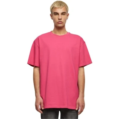 Abbildung von Build Your Brand Herren BY102 Heavy Oversize Tee T Shirt, hibiskuspink, 5XL