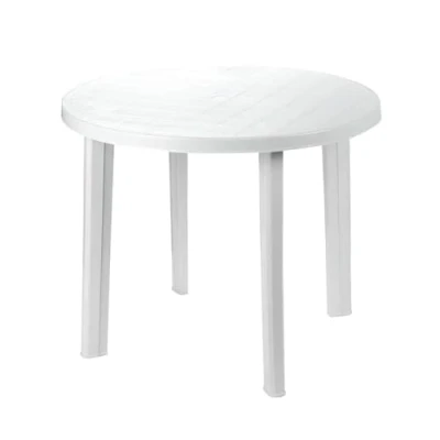 Abbildung von Ipae Progarden Gartentisch Tondo 90cm weiß Kunststoff Terrassentisch Balkontisch