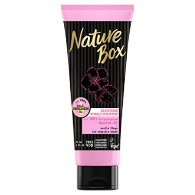 Abbildung von Nature Box Handcreme Mandel Öl, 1er Pack (1 x 75 ml)