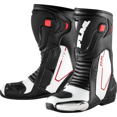 Abbildung von FLM Brooklands Motorradstiefel lang weiß 44 Herren