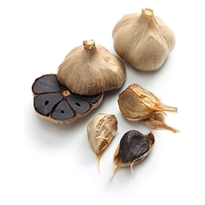 Abbildung von Schwarzer Knoblauch fermentiert aus Spanien ganze Knollen 1 Stück bis 1kg lose (1 Knolle)