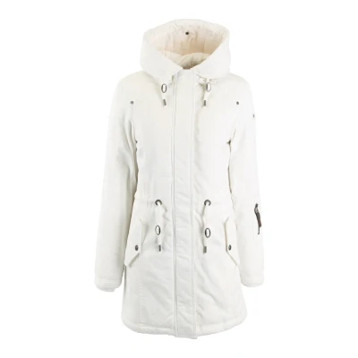 Abbildung von DREIMASTER Vintage Women&#039;s Winter Parka XS / Off White 100% Cotton
