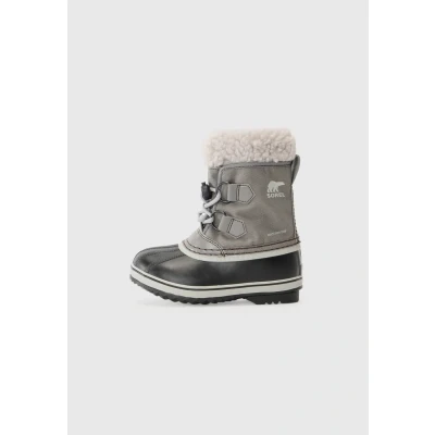 Abbildung von Sorel Yoot Pac Nylon WP wasserdichte Schneestiefel, Quarry/Dove Youth Collection 2024, 31 EU
