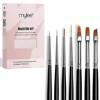 Abbildung von Mylee Maestro Kit, ein Set für Gel Nailart und Nagellack. Maniküre Tool in Profiqualität ideal den Gebrauch zu Hause oder im Salon.