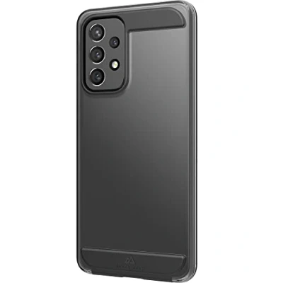 Abbildung von Black Rock Hülle Air Robust Case Passend für Samsung Galaxy A23 5G I Handyhülle, Transparent, Durchsichtig, Dünn (Schwarz)
