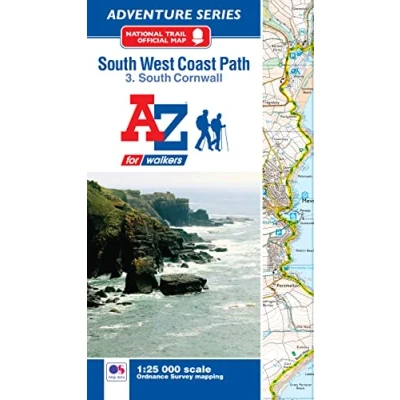 Abbildung von South West Coast Path National Trail Official Map Cornwall: with Ordnance Survey mapping (A Z Adventure Series)
