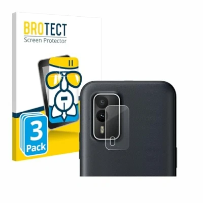 Abbildung von BROTECT Schutzglas für Nokia XR21 (NUR Kameraschutz) (3 Stück) Schutzfolie Panzer Folie Glas [Extrem Kratzfest 9H, Anti Fingerprint,