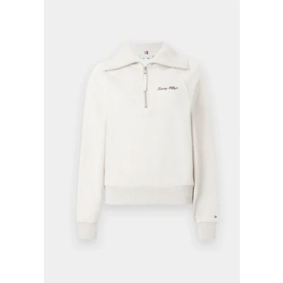 Abbildung von Tommy Hilfiger Sweatshirt &quot;CLASSIC SCRIPT FLEECE HALF ZIP&quot;