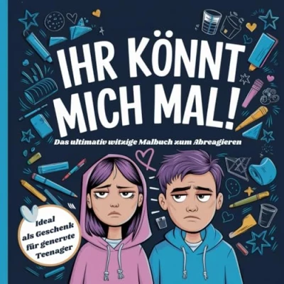 Abbildung von IHR KÖNNT MICH MAL! Das ultimativ witzige Malbuch zum Abreagieren. Ideal als Geschenk für genervte Teenager