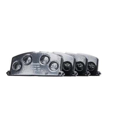 Abbildung von BREMBO P 83 011 Bremsbelagsatz für Verschleißwarnanzeiger vorbereitet ohne Zubehör TOYOTA: Corolla VI Liftback, MR2 I Coupe, Celica IV Coupe