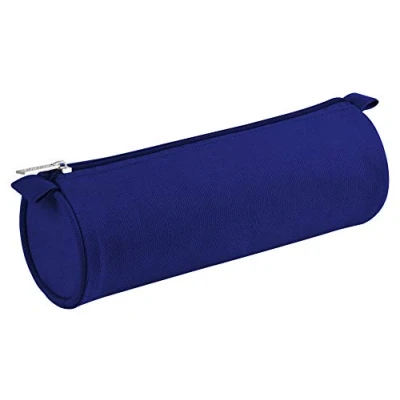 Abbildung von Clairefontaine 8473C Schlampermäppchen Basic (rund, Ø7 x 22 cm, aus Textil, robust und praktisch) 1 Stück farbig sortiert