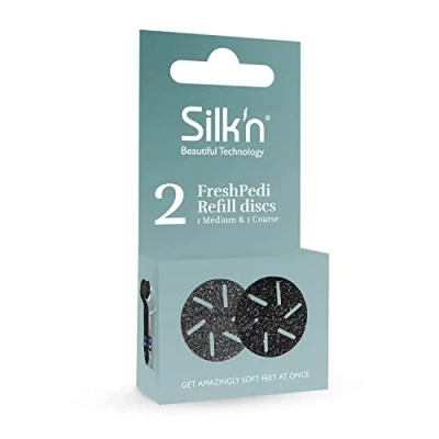 Abbildung von Silk&#039;n Hornhautentferner Ersatzschleifscheiben FreshPedi Refill discs 1 Medium 1Coarse, Set, 2 St.