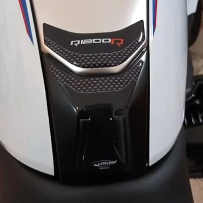 Abbildung von labelbike 3D Gel Harz Aufkleber für Motorrad Tankschutz kompatibel mit BMW R1200R