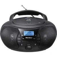 Abbildung von Karcher RR 5028D Boombox (Digitalradio (DAB), FM Tuner, UKW mit RDS, 3,2 W, CD Player, USB Anschluss für MP3 Wiedergabe, Bluetooth)
