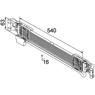 Abbildung von MAHLE ORIGINAL CLC 69 000P Ölkühler VOLKSWAGEN: Passat B6 Variant, CC, Limousine