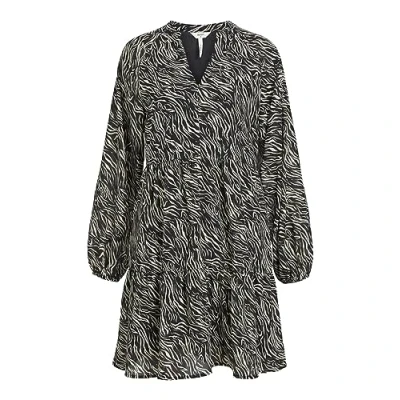Abbildung von Object MILA GIA NOOS Freizeitkleid, Damen, Größe: 36, Blackaop sandshell zebra