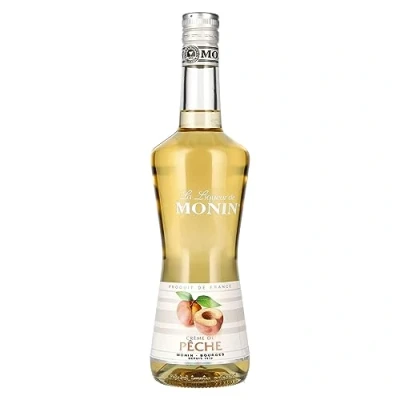 Abbildung von Monin Creme de Peche Pfirsich Likör, 1er Pack (1 x 700 ml)