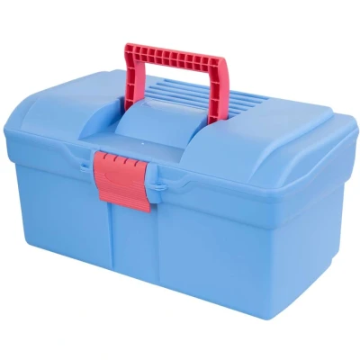 Abbildung von BR Putzbox Elena mit Deckel und Einsatz One Size Hellblau