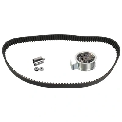 Abbildung von FEBI BILSTEIN 24706 Zahnriemensatz 120 mit abgerundetem Zahnprofil AUDI: A3 Schrägheck, A6 C5 Avant, A4 B5 Limousine, VOLKSWAGEN: Golf 4 Schrägheck
