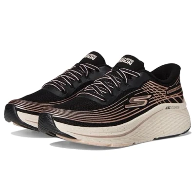Abbildung von Skechers MAX Cushioning Elite 2.0 Sneaker low Black textile/rose goldcoloured, Damen, Größe: 38, gold coloured Schuhe