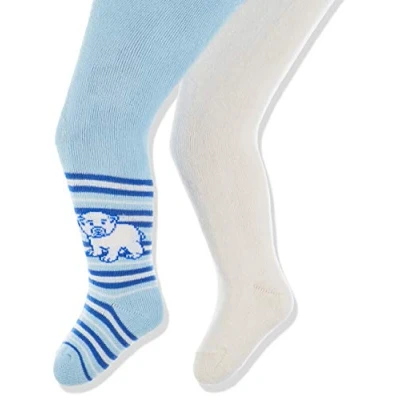 Abbildung von Playshoes Unisex Baby Elastische Thermo Strumpfhosen Eisbär mit Komfortbund 498817, 900 Beige, 50 56