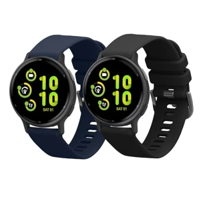 Abbildung von kwmobile Uhrenarmband 2x Sportarmband für Garmin vivoactive 5 / active 5, Armband TPU Silikon Set Fitnesstracker