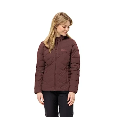 Abbildung von Jack Wolfskin Tundra Daunenjacke, Damen, Größe: XL, Dark maroon