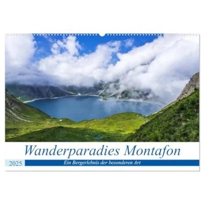 Abbildung von Wanderparadies Montafon (Wandkalender 2025 DIN A2 quer), CALVENDO Monatskalender