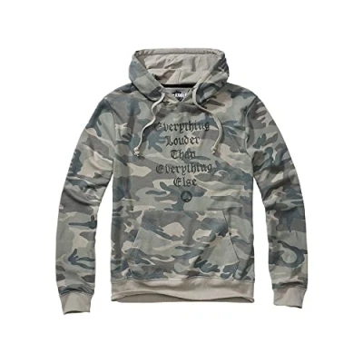 Abbildung von Brandit Herren Motörhead Sweat Hoody Kurzer Pullover, Grey Camo, M