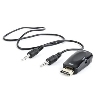 Abbildung von Gembird A HDMI VGA 02 auf Adapter Schwarz