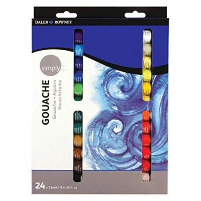 Abbildung von Daler Rowney Set Aquarellfarben Simply 24 x 12 ml