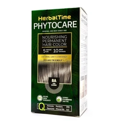 Abbildung von Permanente Haarfarbe PHYTOCARE, 20 Nuancen (8A Aschblond)